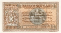 Bank Of Scotland 1 Pound Notes 1 Pound, 15. 2.1940